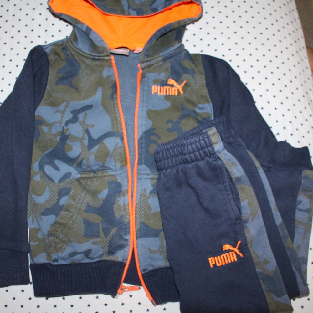 Puma Blue Camo Set